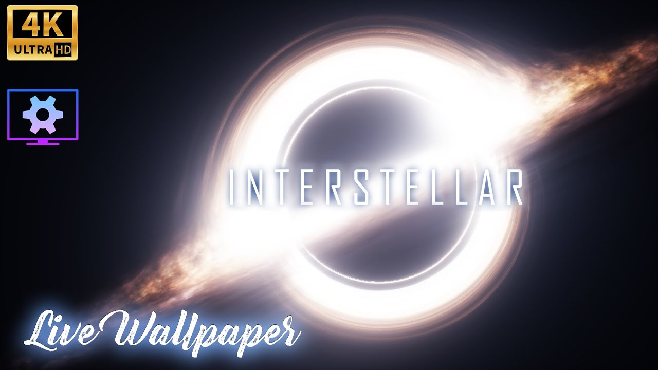 Interstellar Gargantua (black hole) | Live Wallpaper | Wallpaper engine |  Живые обои | 4K | 2021 - YouTube