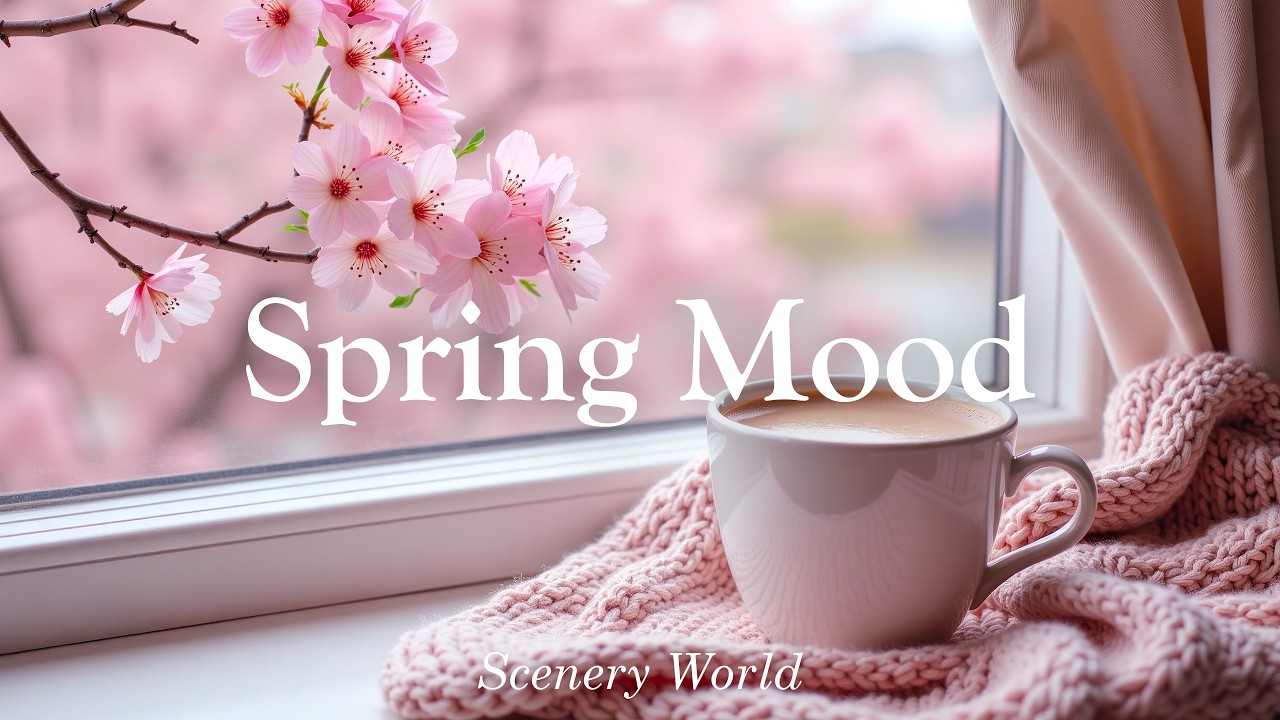 봄 아침의 피아노 연주곡 🌸 햇살 가득한 창가에서 듣는 따뜻한 피아노 음악 - Spring Mood | Scenery World