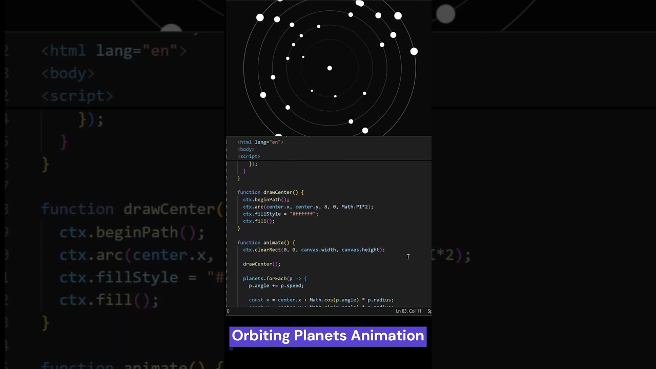 Orbital Planet Animation || 29/30 || 