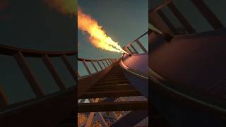 Gnarler Wooden Planet Coaster POV – Wooden Twists &amp; Classic Thrills #shorts