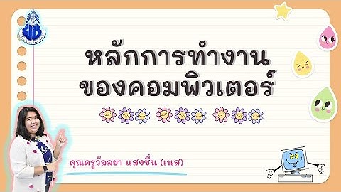 Kids Coding :: หลักการทำงานของคอมพิวเตอร์