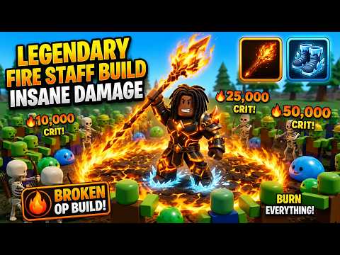 This LEGENDARY FIRESTAFF Build Does INSANE Damage in Final Swarm