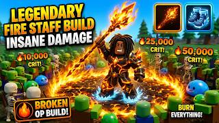 This LEGENDARY FIRESTAFF Build Guide Does INSANE Damage in Final Swarm
