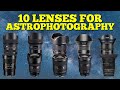 10 Ultra wide lenses for astrophotography