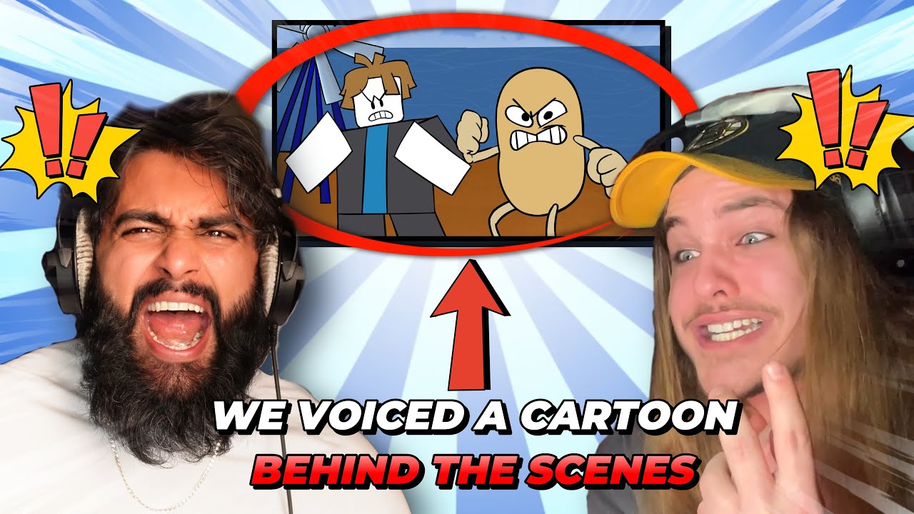We voiced a CARTOON ! BEHIND THE SCENES | Voice Acting with @LucVaspori