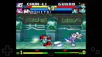 SNK vs Capcom Match of the Millenium Team(Chun-li,Morrigan and Ryu) Playthrough