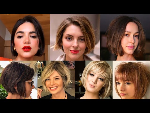 Newest Trendy Short Haircuts Ideas For Women //Short Hair Hairstyles For Fine Hair To Look Fuller