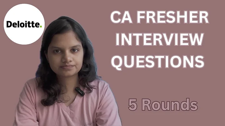 Deloitte USI Interview Process for CA Freshers | 5 Rounds Breakdown & Tips 🎯