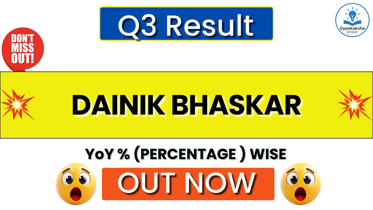 D.B. Corp Q3 Results 2026 | Dainik Bhaskar Results Today | D.B. Corp Share Latest News