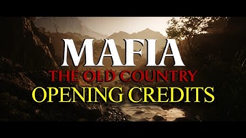 Mafia The Old Country (Opening Credits) The Run Away On Horse - Intro Music