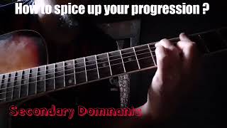 How to SPICE UP your chord progression???  #musictheory #guitar