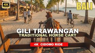 Download Lagu 🇮🇩 Gili Trawangan by Cidomo | Traditional Horse Cart Ride Around the Island MP3