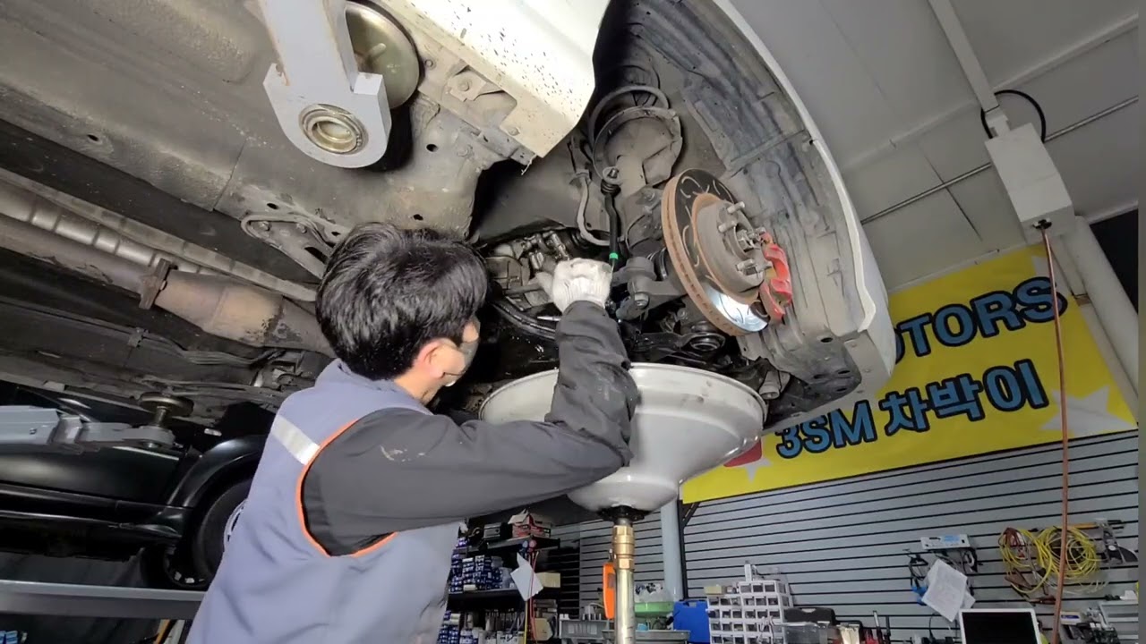 sm7 뉴아트9687 파워스티어링 오일누유