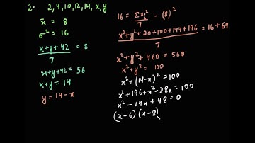 Statistics, Miscellaneous Exercise, Class XI NCERT, Solutions - Muaz Siddiqui, IIT Kharagpur