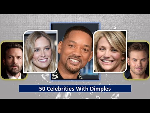 50 Celebrities With Dimples | 2025 | Jenna Ortega | Hollywood