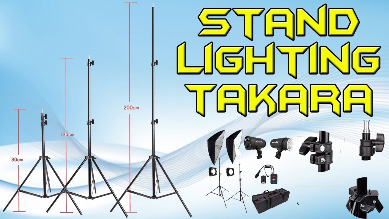 Review stand lighting Takara spirit 1, Tripod untuk Ligthing dan kamera