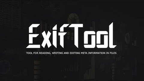 Deep Photo details scanner tool in pc .[Exiftool]