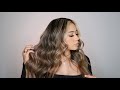 easy salon hair at home!! || how i achieve my favorite wavy hair with a curler 💇🏼‍♀️✨