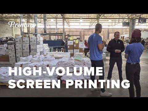 Marathon Sportswear Shop Tour: High-Volume Automated Screen Printing (With a Human Touch)