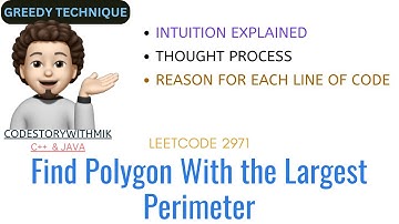 Find Polygon With the Largest Perimeter | Thought Process | Greedy | Leetcode 2971
