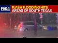 Intense flash flooding hits Houston area
