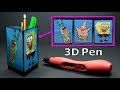 &quot;Stained Glass&quot; PEN HOLDER | Useful 3D Pen | Spongebob