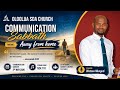 COMMUNICATION SABBATH 2ND MAY 2026 