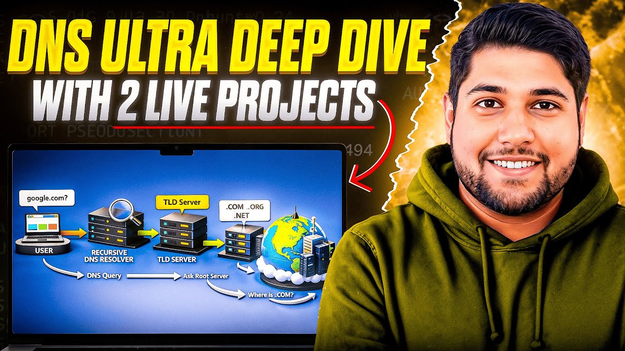 DNS Servers Ultra Deep Dive From Scratch With 2 Live Projects | DevOps Shack