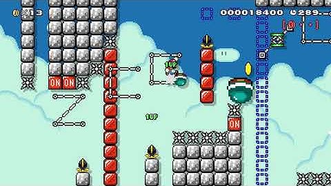 [SMM2] Saturnine Skies #TeamShell