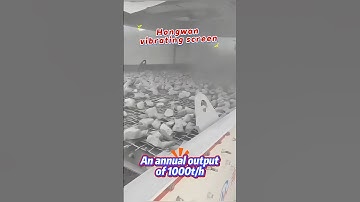 Powerful vibrating screen, efficient screening of limestone, capacity 1000t/h#vibratingscreen