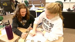 Mr. Schweitzer's AP Calculus class uses playdough to learn cross sections