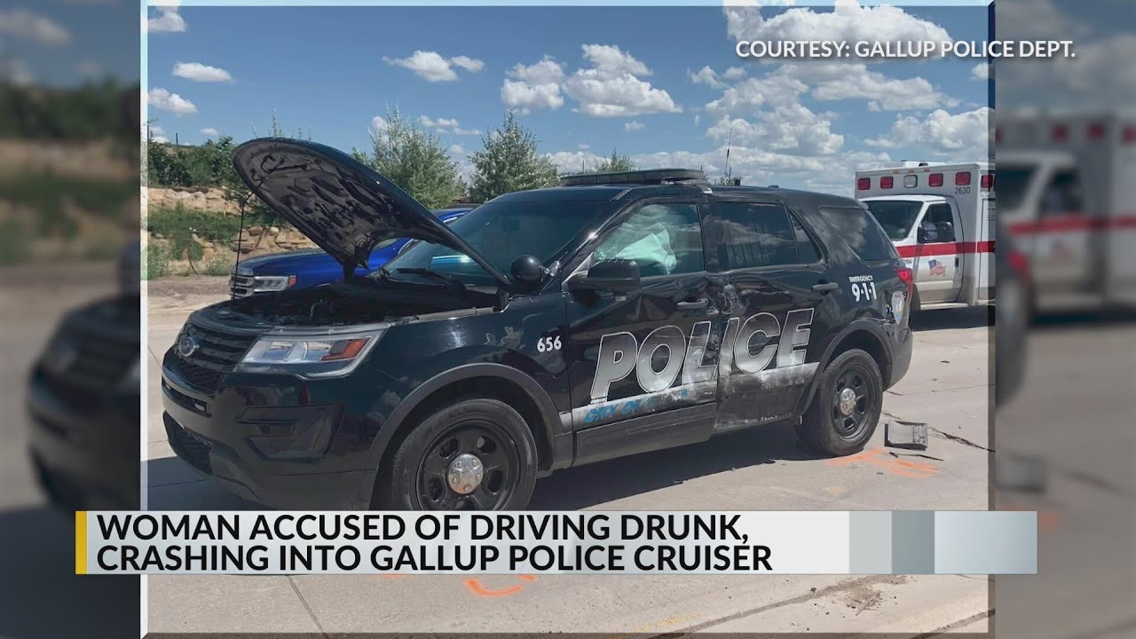Woman accused of driving drunk, crashing into Gallup police vehicle ...