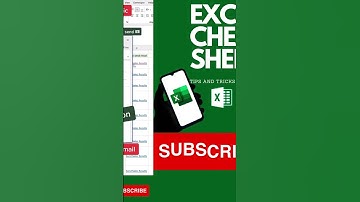 How to Send Dynamic Emails using Excel | #exceltutorial #exceltips #shorts