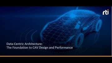 Data-Centric Architecture: The Foundation to CAV Design and Performance