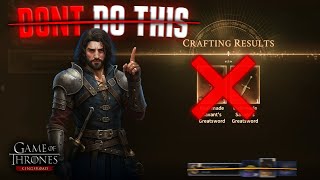 गेम ऑफ थ्रोन्स किंग्सरोड - शुरुआती लोगों के लिए बचने वाली 5 सबसे बड़ी गलतियाँ screenshot 2