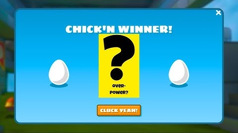 chicken winner is op in shell shockers