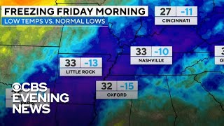 Millions facing winter weather conditions