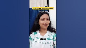 Top Emerging Fields in Biotechnology You MUST Know! #biotech #career #biotechnology #bioinformatics