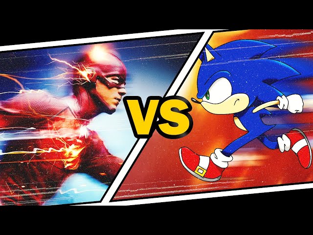 Flash vs Sonic: The Ultimate Speed Showdown class=