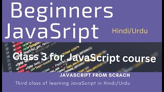 Variables for Number in JavaScript by A Smarter Way to Learn JavaScript Class3 in Hindi/Urdu