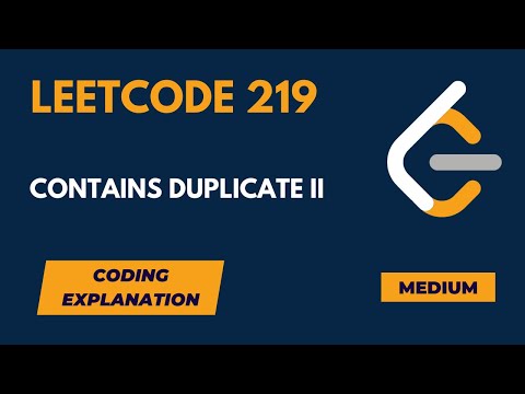 Contains Duplicate II - LeetCode Medium - Concise Solution - Python