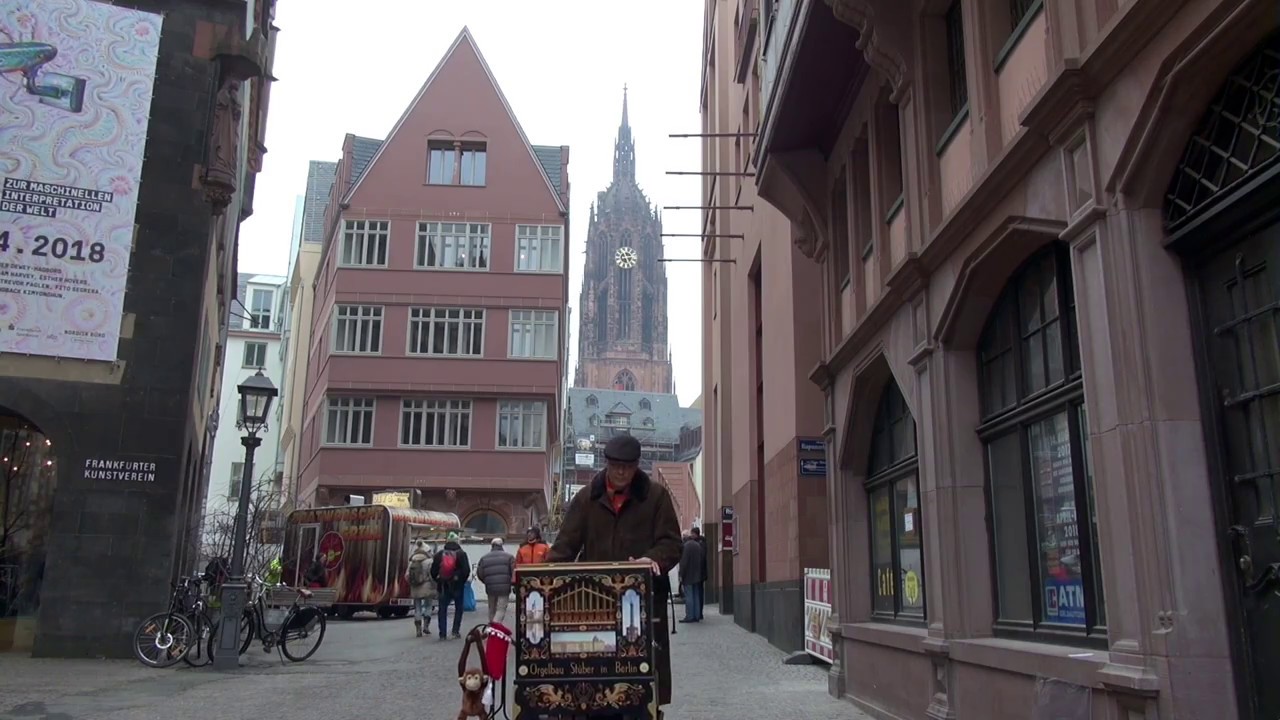 Öffnung des Krönungswegs 2018 in Frankfurt am Main | Drehorgel | Ihr Frankfurter Drehorgelmann