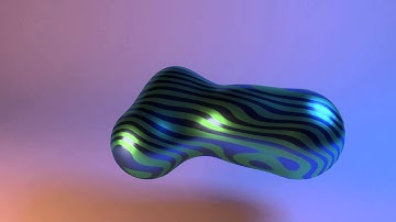 Striped Blender Metaballs