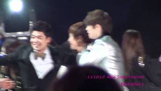 【Donghae Fancam】111015 Aian Song Festival Super Junior Ending 〜Dream Come True〜