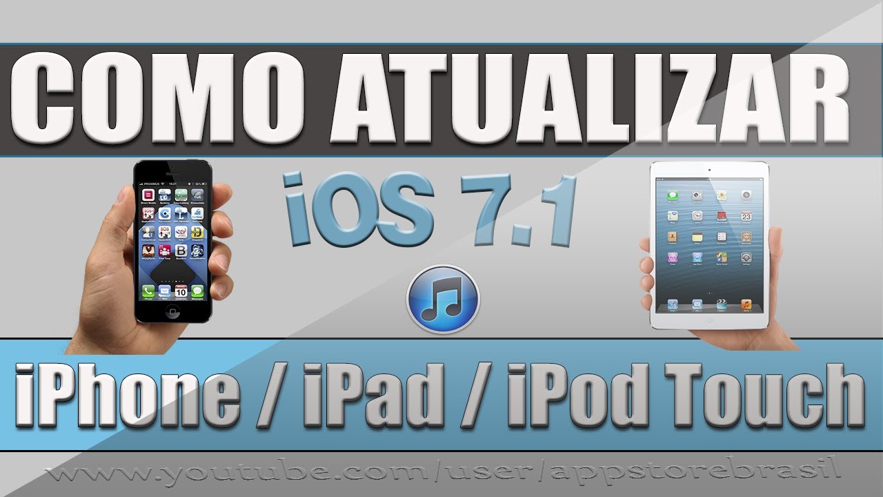 Como atualizar para iOS 7.1 iPhone iPad iPod Touch via iTunes - YouTube
