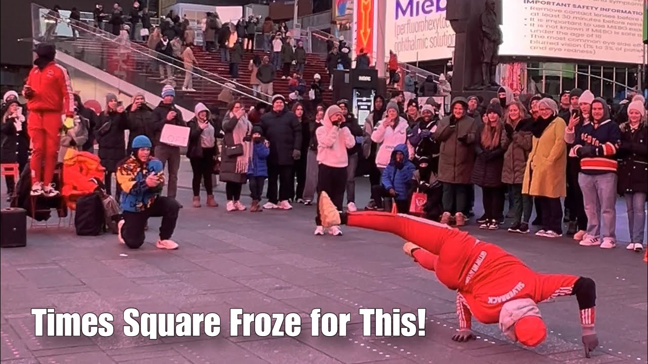You Won’t Believe This Times Square Dance Performance | 4K NYC Street Show!