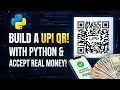 Python se UPI Payment QR Code Generator banana sikhiye | Real Money Accept करें