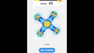 FIDGET SPINNER - new spinners and NEW upgrades - RECORDS!! - android gameplay #3 screenshot 3
