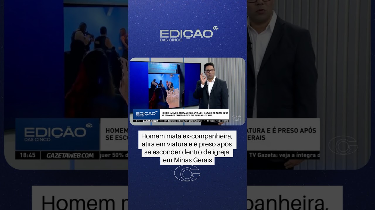 Homem mata ex-companheira, atira em viatura e se esconde em igreja