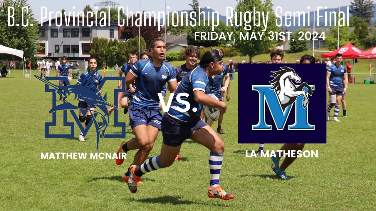 Matthew McNair Rugby (Richmond) Vs. L.A. Matheson Secondary (Surrey ...